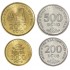 Вьетнам набор 4 монеты 200, 500, 1000 и 2000 донг 2003