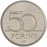 Монета Венгрия 50 форинтов 2018 Год семьи