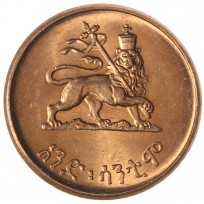 Монета Эфиопия 1 сантим 1944