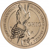 США 1 доллар 2023 Подземная железная дорога Огайо
