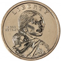 Монета США 1 доллар 2023 Мария Толчиф - Индейцы в балете