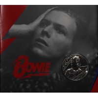 Монета Великобритания 5 фунтов 2020 Легенды Музыки - Дэвид Боуи