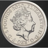 Монета Великобритания 5 фунтов 2020 Легенды Музыки - Дэвид Боуи