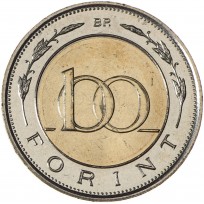 Монета Венгрия 100 форинтов 2022