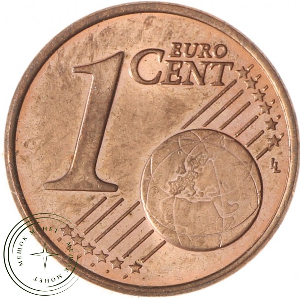 Финляндия 1 евроцент 2004