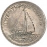 Багамы 25 центов 2000