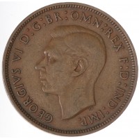 Монета Великобритания 1 пенни 1937