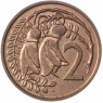 Новая Зеландия 2 цента 1977