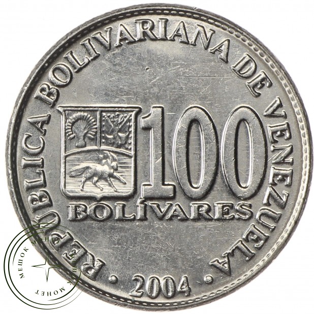 Венесуэла 100 боливаров 2004