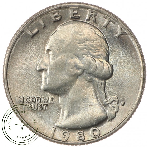 США 1/4 доллара 1980 P