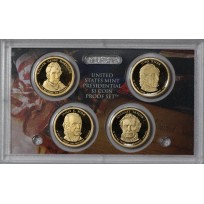 США набор 4 монеты 1 доллар 2009 Президенты США PROOF