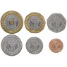 Мавритания полный набор 6 монет 2017 - 2018