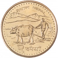 Непал 2 рупии 2009