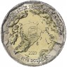 Арктические территории 5 долларов 2023 Песец