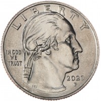 США 25 центов 2023 Эдит Канакаоле