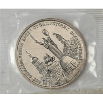 Монета 3 рубля 1993 Освобождение Киева от фашистских захватчиков UNC в запайке
