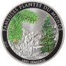 Бенин 100 франков 2010 Знаменитое растение - Пихта (Abies Numidica)