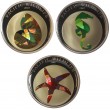Палау набор 3 монеты 1 доллар 2007 Морские обитатели - Морская звезда, Наутилус и Морской конек