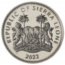 Сьерра-Леоне 1 доллар 2022 Дикая пятерка - Гиппопотам