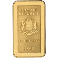Монета Сомали 25 шиллингов 2013 Охотник и жертва - Тигр
