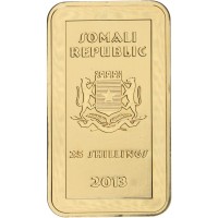 Монета Сомали 25 шиллингов 2013 Охотник и жертва - Гну