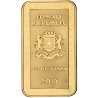 Монета Сомали 25 шиллингов 2013 Охотник и жертва - Белый медведь