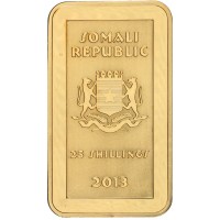Монета Сомали 25 шиллингов 2013 Охотник и жертва - Спрингбок