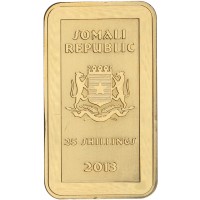 Монета Сомали 25 шиллингов 2013 Охотник и жертва - Белоголовый орлан