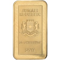 Монета Сомали 25 шиллингов 2013 Охотник и жертва - Зебра