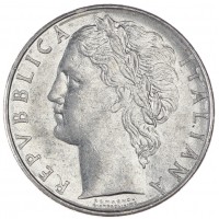 Монета Италия 100 лир 1979