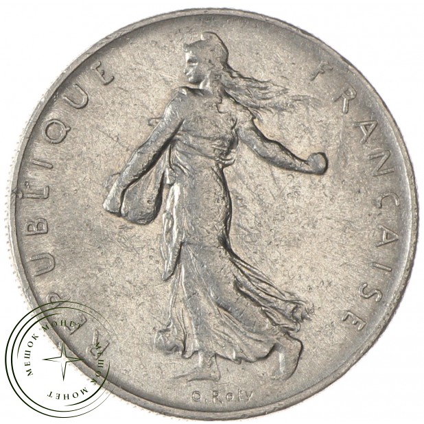 Франция 1 франк 1962