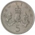 Великобритания 5 новых пенсов 1968
