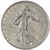 Франция 1 франк 1961