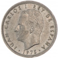 Монета Испания 5 песет 1975