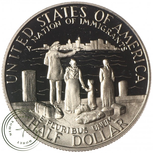 США 50 центов 1986 100 лет Статуе Свободы PROOF