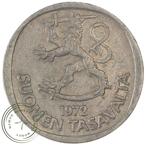 Финляндия 1 марка 1972