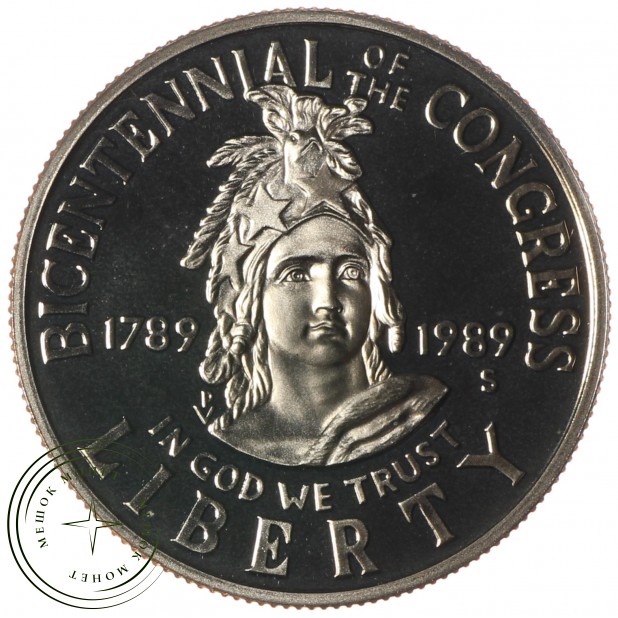 США 1/2 доллара 1989 200 лет Конгрессу