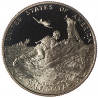 США 1/2 доллара 1993 50 лет победы во Второй Мировой войне