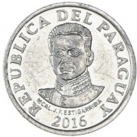 Монета Парагвай 50 гуарани 2016