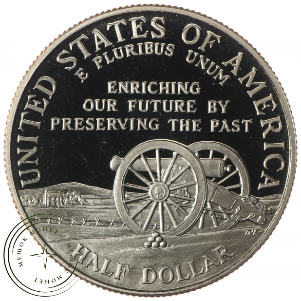 США 1/2 доллара 1995 Сражения гражданской войны