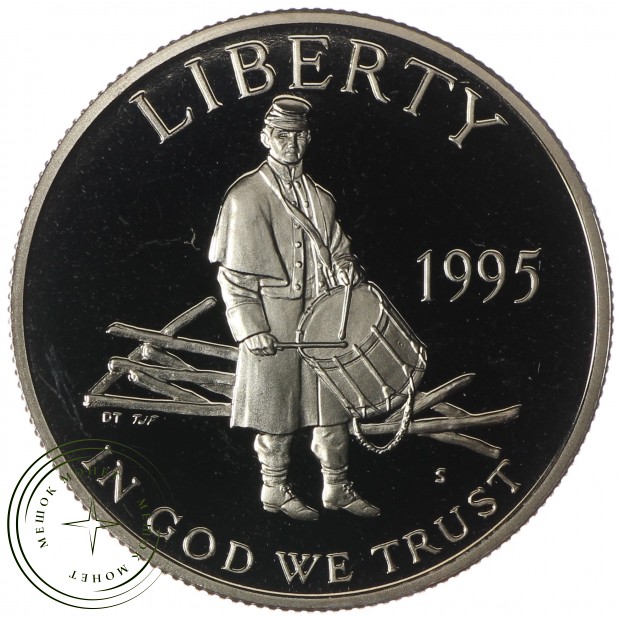 США 1/2 доллара 1995 Сражения гражданской войны