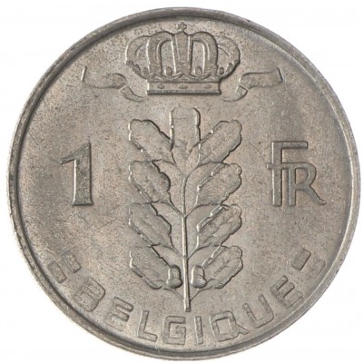 Бельгия 1 франк 1967