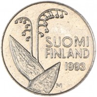 Монета Финляндия 10 пенни 1993