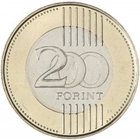 Монета Венгрия 200 форинтов 2023 200 лет со дня рождения Шандора Петёфи