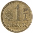 Испания 1 песета 1980
