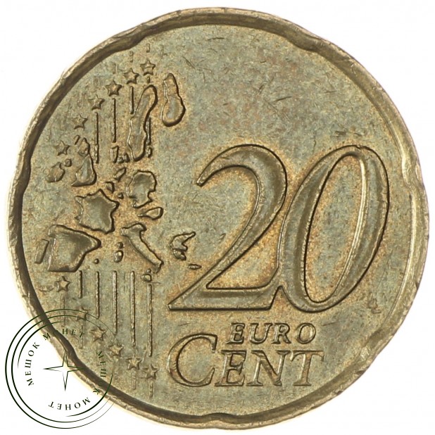 Франция 20 евроцентов 1999