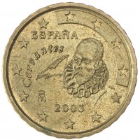 Испания 10 евроцентов 2003
