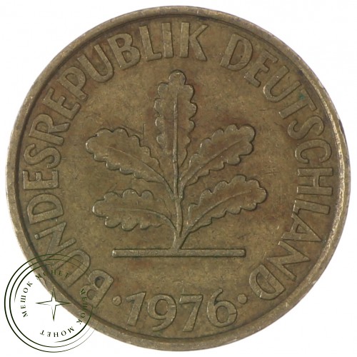Германия 10 пфеннигов 1976 J — 937038351