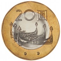 Тайвань 20 долларов 2001