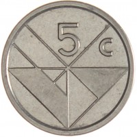 Аруба 5 центов 2015